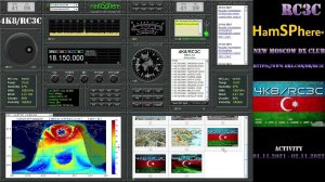 4K8/RC3C - HamSphere - OSR activation from Azerbaijan & SKEDs to TI2JJP his OSR in HS4