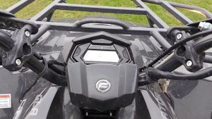 Cf moto 450L. Review and cold start.