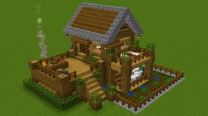 Майнкрафт - Как построить небольшой фермерский дом. Minecraft