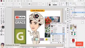 인디자인 강좌 #22. [Color Theme Tool], [Eyedropper Tool], [Measure Tool] 활용하기