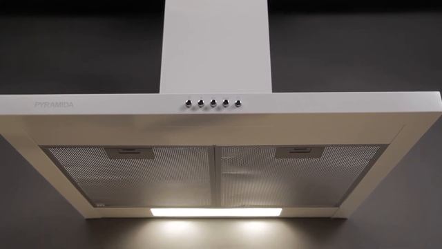 Обзор вытяжки Pyramida KS 60 WHITE/U смотреть онлайн