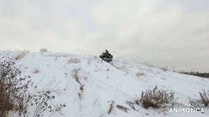 СНЕГОХОД STELS VikiNG 600 В ГОРУ Snowmobile STELS VikiNG 600 Uphill