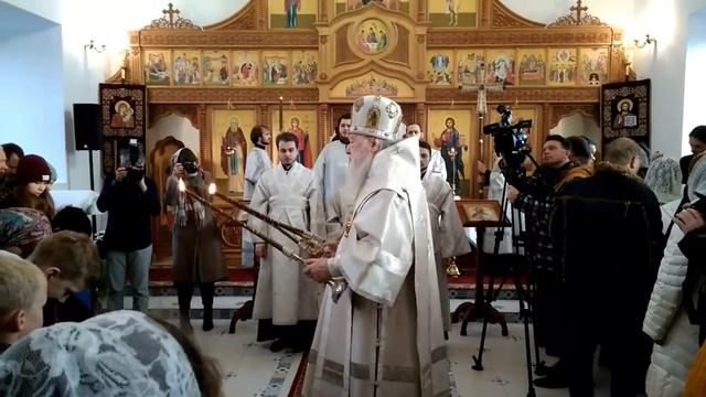 Освящение Храма Рождества Богородицы в селе Кузовлево, Московская область. смотреть онлайн