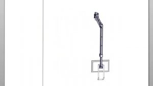 Over the Bed Medical Extra Long Monitor Wall Arm. to Watch TV in Bed, on Dental Chairs, ...