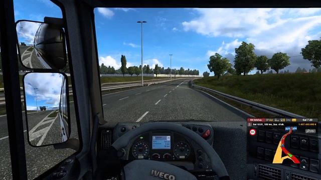 İveco Bus - Sunny Drive| Euro Truck Simulator 2 MultiPlayer | #5 смотреть онлайн