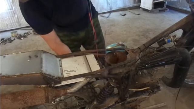 ремонт мото//иж//