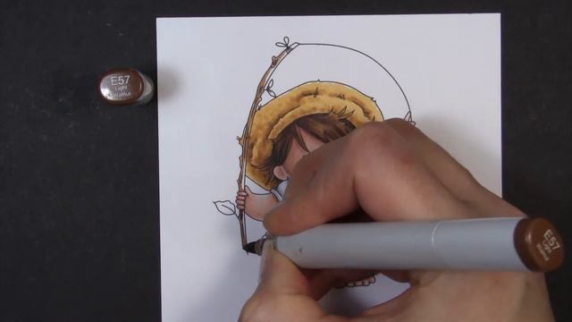 Copic Colouring Stamping Bella 2018: Fishing Squidgy rubber stamp смотреть онлайн