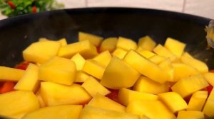 Фарш с овощами / Быстрый и легкий ужин из фарша с овощами