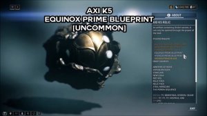 How to Get Equinox Prime | Warframe Relic Farming Guide 2019