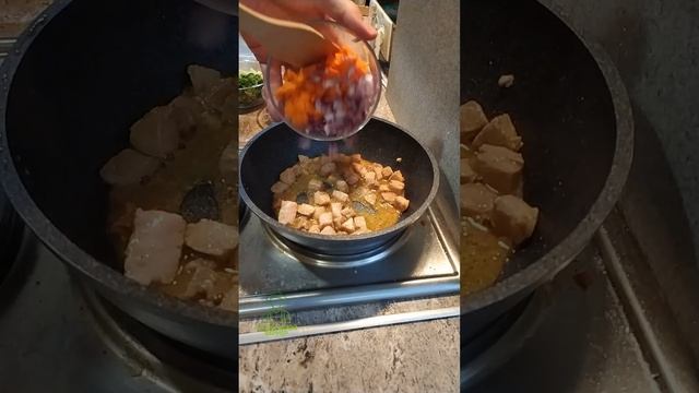 Кус кус с мясом и овощами.#кускус