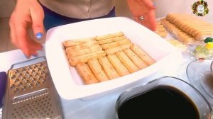 ТОРТ ТИРАМИСУ - ОБАЖАЕМЫЙ ТОРТ БИСКВИТНЫМ ПЕЧЕНЬЕМ САВОЯРДИ Tiramisu Cake