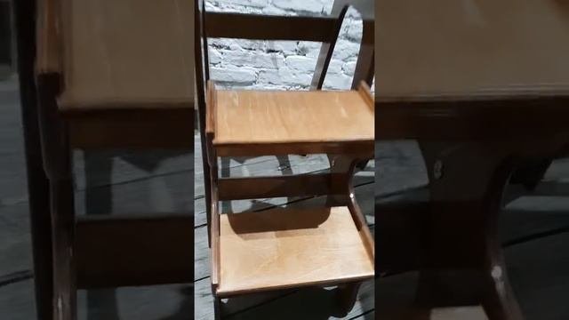 Стремянка раскладная деревянная