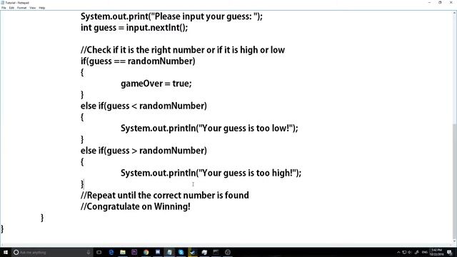 Beginner Java #10 : Number Guessing Game смотреть онлайн