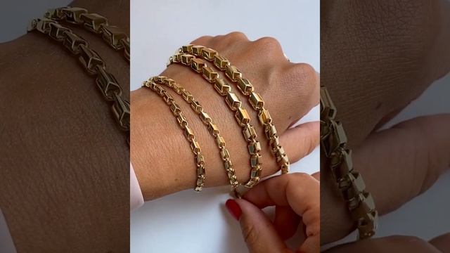 Золотые цепочки эксклюзивного плетение Рыбка Большая и Малая смотреть онлайн