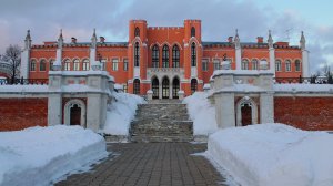 Марфино на закате зимнего дня