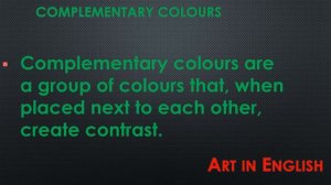 How to use PRIMARY COLOURS, SECONDARY COLOURS OR COMPLEMENTARY COLOURS #clil #teachingart #english