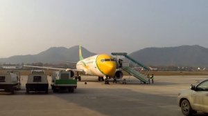 Lao Central Airlines Boeing 737-400 At Luang Prabang Airport