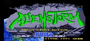 Игра Alienstorm на приставку SEGA 1990 года выпуска