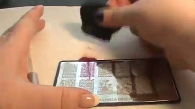 Stamping with CND Vinylux