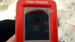 Эхолот fishfinder XJ-01 не работает на морозе -5С