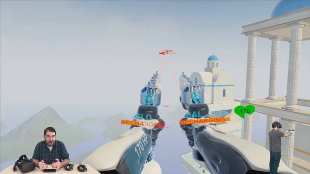 ZERO GRAV VR FPS that WORKS! - SkyFront VR on the HTC Vive смотреть онлайн