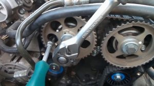 Замена ГРМ. Правильное натяжение ремня.