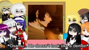 ADA react to dazai II my AU II dazai angst? II Original