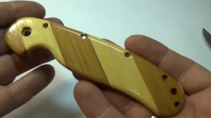 Изготовлю на заказ кастомные накладки на складные ножи из ценных пород дерева.