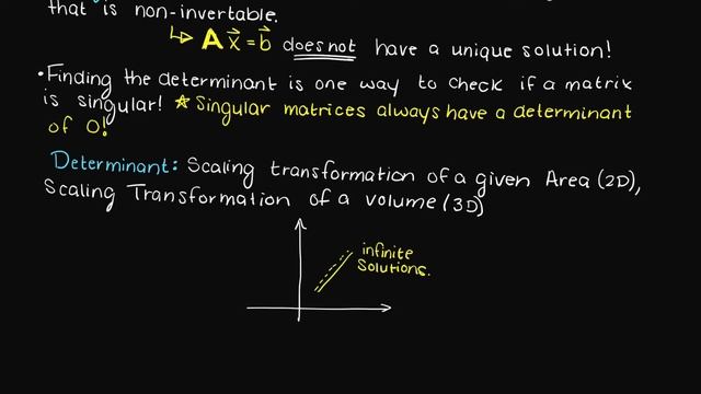Understanding Singular Matrices | PreCalculus