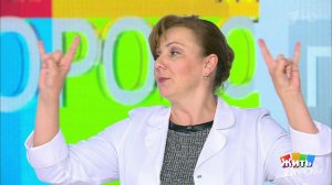 Минута здоровья: упражнение "Коза-заяц-вилка" для ...и. Жить здорово! Фрагмент выпуска от 30.06.2021