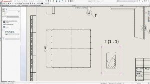 Сборочный чертеж табурета из металла в SolidWorks