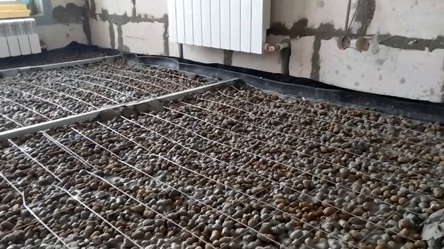 пол готов под заливку пескобетоном! смотреть онлайн