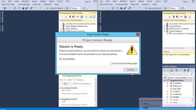 SCM + VS Anywhere: Only one person connected to the repository смотреть онлайн