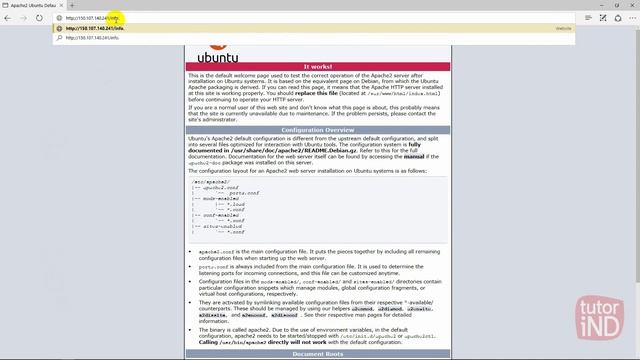 Tutorial Instalasi Web Server Linux Ubuntu - Kahfie #Tutorind1 смотреть онлайн