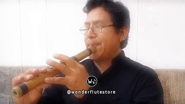Quena Flute of Guayacan Wood ~ #fluteplayer #peruvianmusic #nativeflute смотреть онлайн