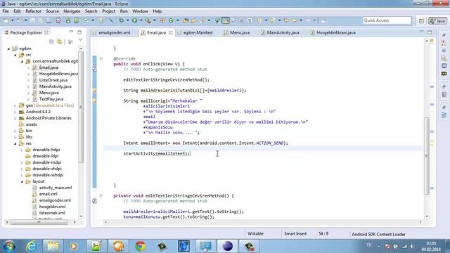 17 - Email Gönderme Uygulaması - Android Eğitim Seti - emrealtunbilek.com смотреть онлайн