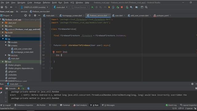 Create realtime database app with Firebase in Flutter - Part 2 #firebase #flutter #realtimedatabase