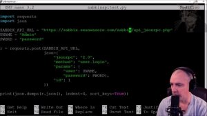 Zabbix : Zabbix API Python Example