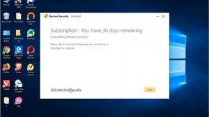 Uninstall Norton Security Deluxe 22 in Windows 10 October 2018 Update