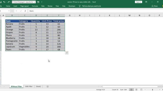 How to copy and paste visible rows and columns смотреть онлайн