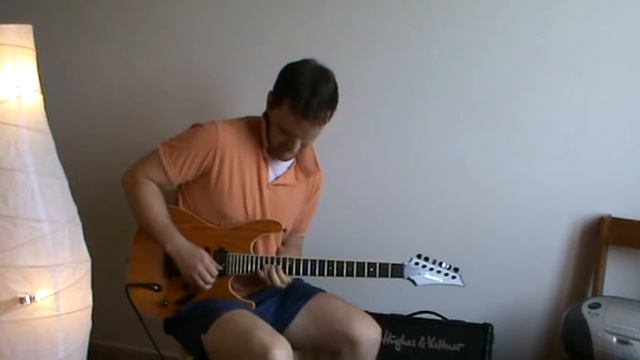 Joe Satriani cover - Love Thing (in Italy 35°C) смотреть онлайн