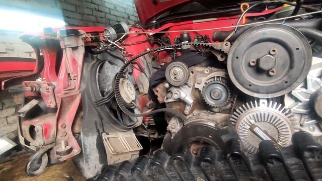 Ремонт ГБЦ Ауди 100 С4 2.3 ААR. Замена прокладки ГБЦ Ауди 100 С4 2.3 AAR. смотреть онлайн