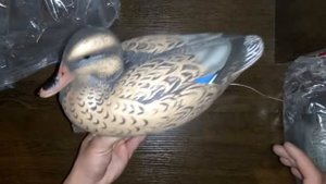 Чучела утки и селезня для водной охоты РАСПАКОВКА
