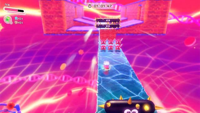 Stage: Ice Treasure, Winter Horns | in 45 sec | Kirby and the Forgotten Land смотреть онлайн