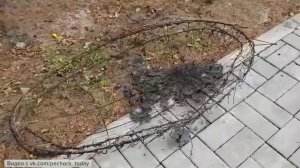 В городе Печора вандалы сожгли траурные венки у Вечного огня