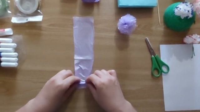 Мастер-класс «Необычные цветы» Изготовление цветов из салфеток, пакетов» смотреть онлайн