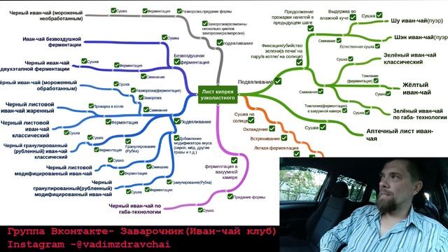 17 видов ИВАН-ЧАЯ. Технология производства различных видов и сортов, расшифровка терминов таблицы смотреть онлайн