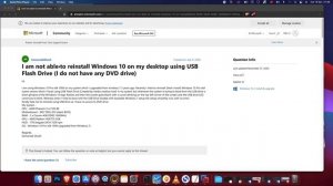 Flash Drive install Windows  10 Blinking cursor at top left corner