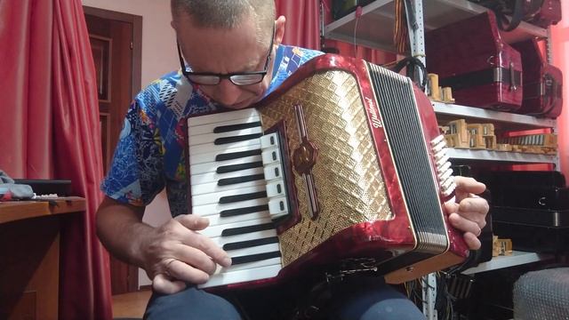 Аккордеон Weltmeister, 1\2 (половинка). смотреть онлайн