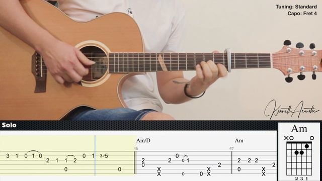 Still With You - Jungkook | Fingerstyle Guitar | TAB + Chords + Lyrics смотреть онлайн